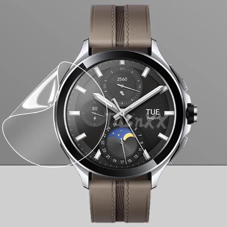 Folia hydrożelowa na ekran Bizon Glass Watch Hydrogel Duo do Xiaomi Watch 2 Pro, 2 sztuki