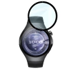 Szkło hybrydowe Bizon Glass Watch Edge Hybrid dla Huawei Watch 5 46 mm, czarne