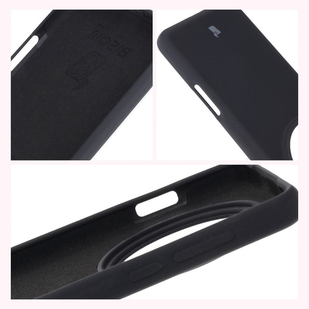 Silikonowe etui Bizon Soft Case do Oppo Find X8 Pro, czarne