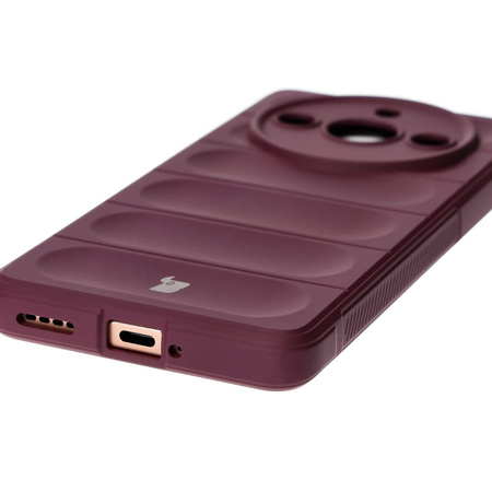 Pancerne etui Bizon Case Tur do Realme 11 Pro / 11 Pro+, burgundowe