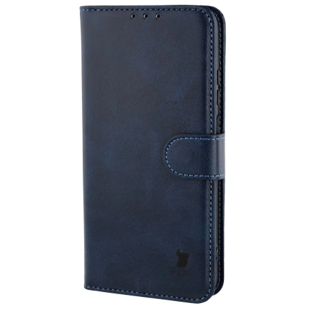 Etui z klapką Bizon Case Pocket do Motorola Edge 50 Neo/60 Neo, granatowe
