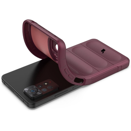 Pancerne etui Bizon Case Tur do Xiaomi Redmi Note 11 Pro / Pro 5G, ciemnofioletowe
