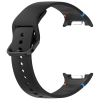 Silikonowy pasek Bizon Strap Watch Silicone G do Galaxy Watch 8 40 mm / 44 mm / 8 Classic 46 mm, czarny
