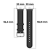 Pasek Bizon Strap Watch Casual do Xiaomi Redmi Watch 4/Xiaomi Band 8 Pro, czarny