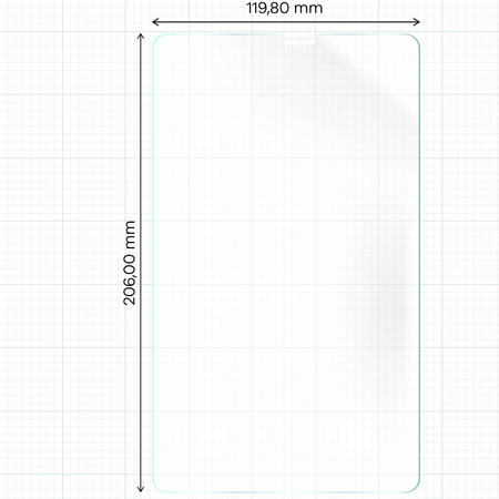 Folia imitująca papier Bizon Film Tab Papirus Duo do Galaxy Tab A9, 2 sztuki