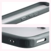 Etui Bizon Case Angelo do Xiaomi POCO F7, półprzezroczyste z szarą ramką
