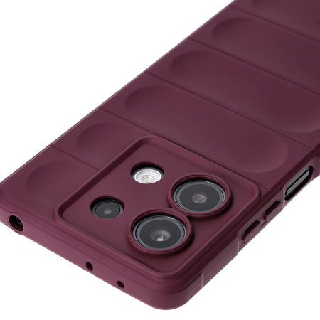 Pancerne etui Bizon Case Tur do Xiaomi Redmi Note 13 5G, burgundowe