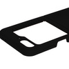 Silikonowe etui Bizon Soft Case do Galaxy Z Flip7 FE / Z Flip6, czarne
