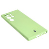 Etui Bizon Case Silicone Sq do Galaxy S24 Ultra, jasnozielone