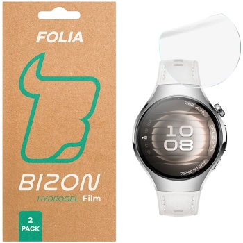 Folia hydrożelowa na ekran Bizon Glass Watch Hydrogel Duo do Huawei Watch 5 42 mm, 2 sztuki