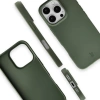 Etui z recyklingu Bizon Case ReLeaf do iPhone 16 Pro, ciemnozielone
