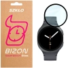 Szkło hybrydowe Bizon Glass Watch Edge Hybrid dla Galaxy Watch 8 44 mm, czarne