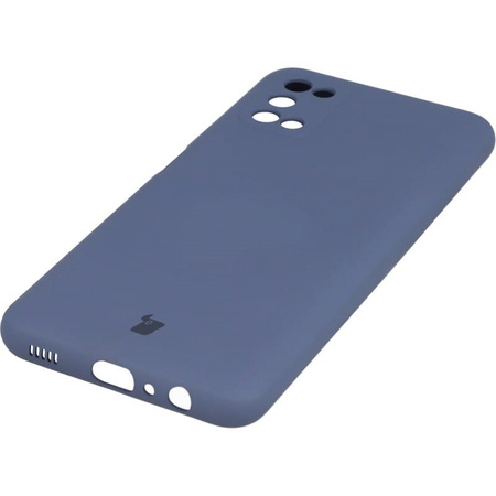 Etui Bizon Case Silicone do Galaxy A03S, szare