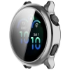 Etui z osłoną ekranu Bizon Case Watch Felipe do Garmin Vivoactive 6, srebrne