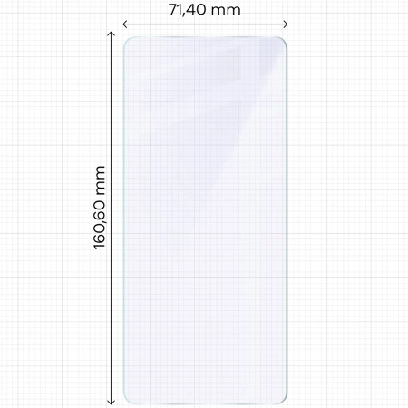 Elastyczne szkło hybrydowe Bizon Glass Mule do Motorola Moto G56 5G