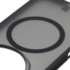 Etui z pierścieniem magnetycznym Bizon Case MatteO do Honor Magic8 Pro, przydymione-czarne
