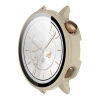 Etui ze szkłem do zegarka Bizon Case+Glass Watch do OnePlus Watch 3 43 mm, beżowe