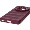 Pancerne etui Bizon Case Tur do Realme 12 Pro / 12 Pro+, burgundowe