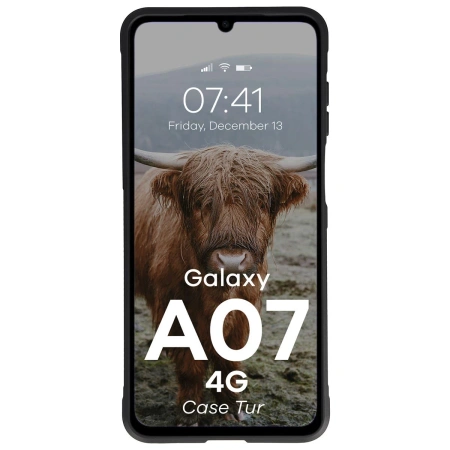 Pancerne etui Bizon Case Tur do Galaxy A07 4G, czarne