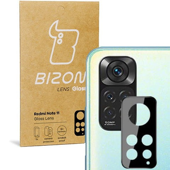 Szkło na aparat Bizon Glass Silk Lens dla Xiaomi Redmi Note 11 , 2 sztuki