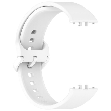 Pasek Bizon Strap Watch Silicone do Galaxy Fit 3, biały