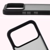 Etui Bizon Case Angelo do Xiaomi POCO F8 Ultra, przydymione z czarną ramką