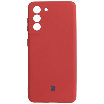 Etui Bizon Case Silicone do Galaxy S21, ciemny róż