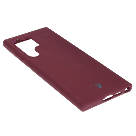 Silikonowe etui Bizon Soft Case do Galaxy S23 Ultra, ciemnofioletowe