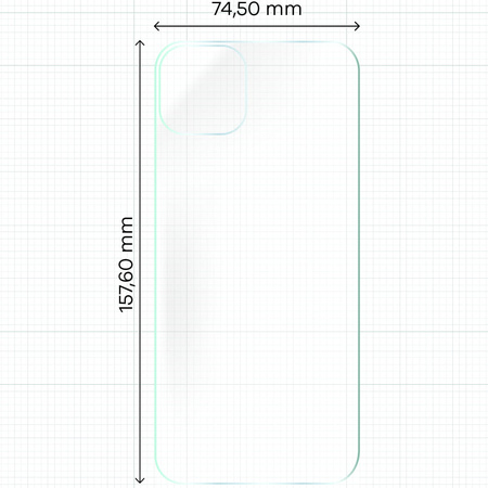Folia hydrożelowa na tył Bizon Glass Hydrogel Back Duo, iPhone 15 Plus, 2 sztuki
