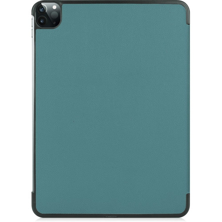 Etui Bizon Case Tab Croc do Apple iPad Pro 12.9 2022/2021/2020/2018, ciemnozielone