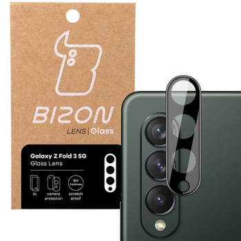 Szkło na aparat Bizon Glass Lens dla Galaxy Z Fold3 5G, 2 sztuki