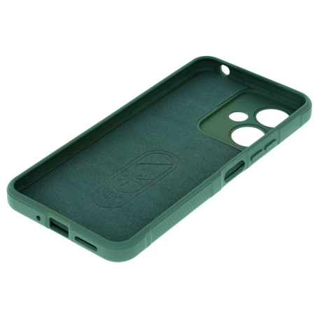 Pancerne etui Bizon Case Tur do Xiaomi Redmi 13C 5G, ciemnozielone