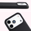 Silikonowe etui Bizon Soft Case do iPhone 17 Pro, czarne