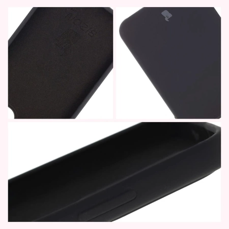 Silikonowe etui Bizon Soft Case do Oppo Reno13 Pro, czarne
