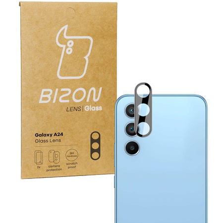 Szkło na aparat Bizon Glass Lens do Galaxy A24 4G, 2 sztuki