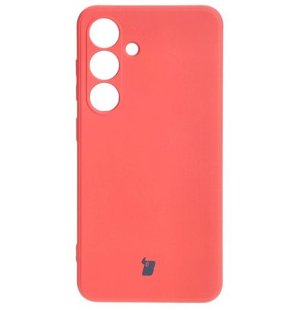 Etui Bizon Case Silicone Sq do Galaxy S24, brudny róż