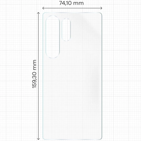 Folia hydrożelowa na tył Bizon Glass Hydrogel do Galaxy S25 Ultra, 1 sztuka