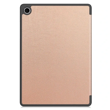 Etui z klapką Bizon Case Tab Lizard do Galaxy Tab A11 Plus / A9 Plus, różowozłote