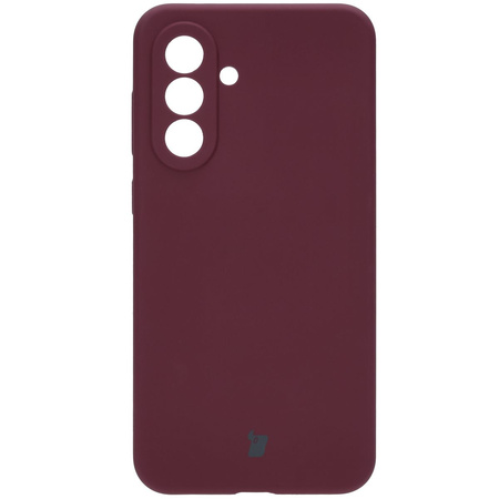 Silikonowe etui Bizon Soft Case do Galaxy A36 5G, ciemnofioletowe