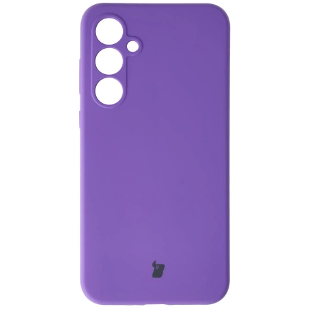 Silikonowe etui Bizon Soft Case do Galaxy A35 5G, fioletowe