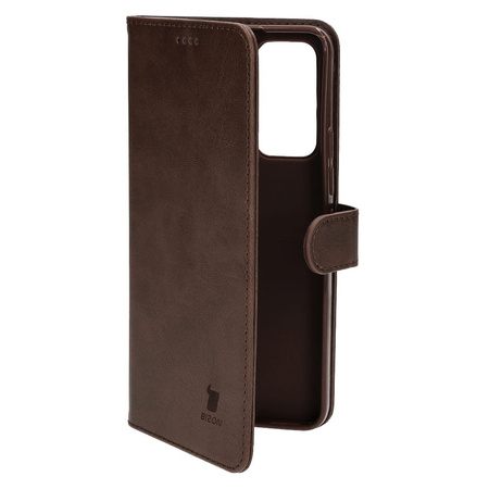 Etui Bizon Case Wallet do Xiaomi 12 Lite, ciemnobrązowe