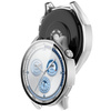 Etui ze szkłem do zegarka Bizon Case+Glass Watch do Huawei Watch GT 5 46 mm, satynowo srebrne
