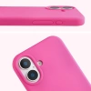 Silikonowe etui Bizon Soft Case do iPhone 17, fuksja