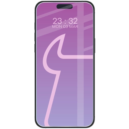 Elastyczne szkło hybrydowe Bizon Glass Mule do iPhone 17 Pro