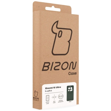 Etui Bizon Case Łupka do Xiaomi 15 Ultra, zielone