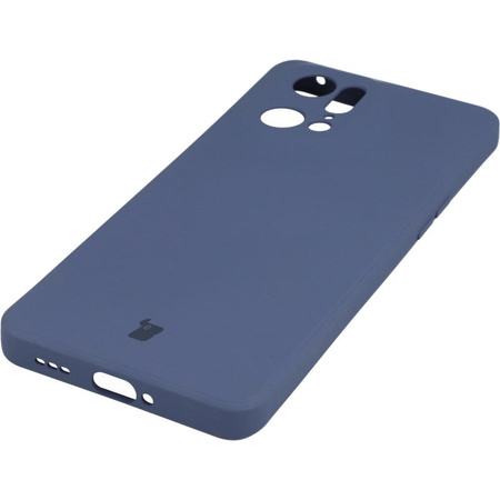 Etui Bizon Case Silicone do Oppo Find X5 Pro, szare