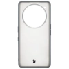 Etui Bizon Case Angelo do Nothing Phone (3a) Pro, półprzezroczyste z szarą ramką