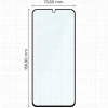 Szkło hartowane Bizon Glass Edge Duo do Xiaomi Redmi 14C 4G / POCO C75, czarna ramka, 2 sztuki