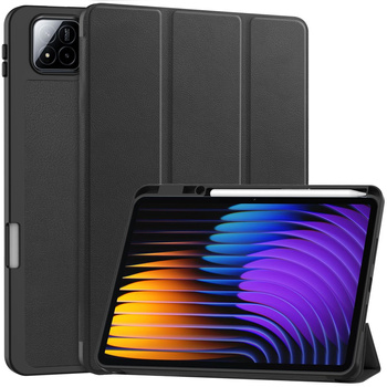 Etui z klapką Bizon Case Tab Lizard do Xiaomi Pad 7 / 7 Pro, czarne