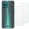 Etui + 2x szkło Bizon Case Clear Pack do Realme 9 Pro, przezroczyste